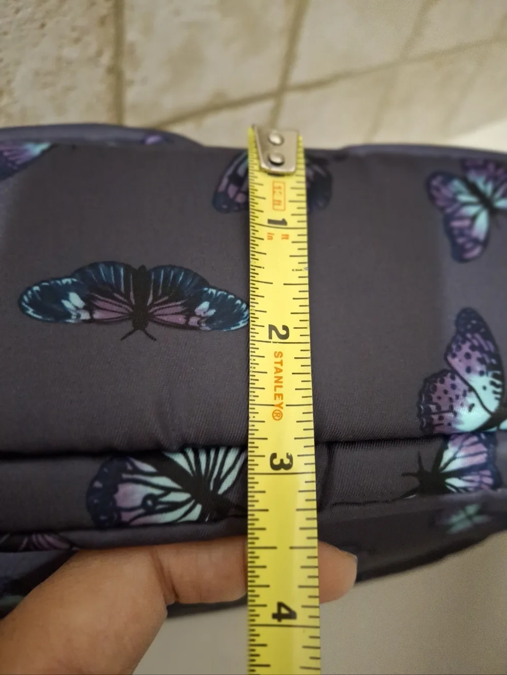 Lug Navigator Butterfly Print Crossbody Bag